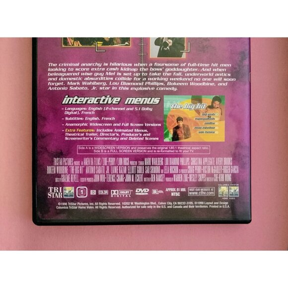 The Big Hit DVD Movie 99 Mark Wahlberg Lou Diamond Phillips Action Comedy Video - Picture 8 of 12